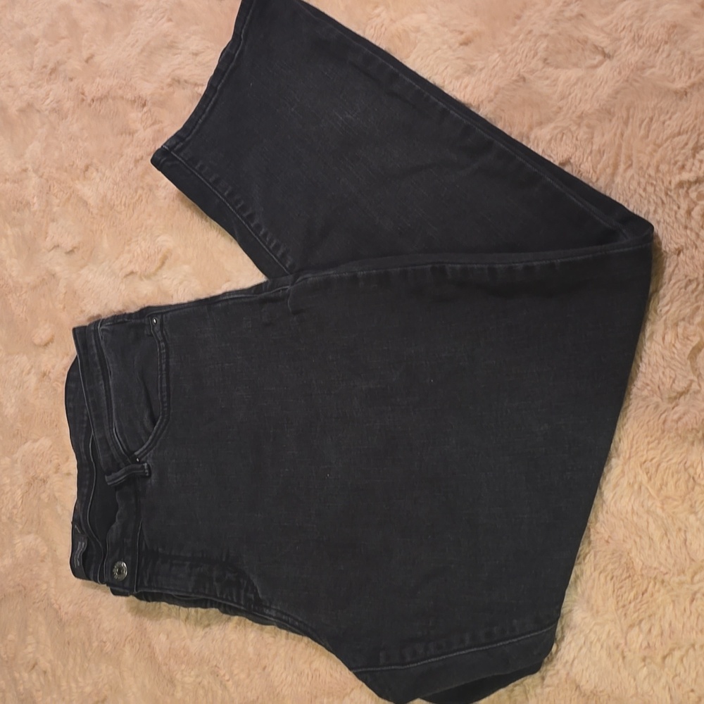 Levi's Perfect Shaping 512 Black Denim Jeans size 20W